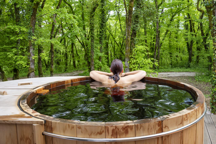Spa, jacuzzi en pleine nature